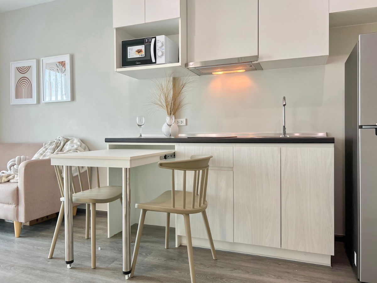 รูป ให้เช่า คอนโดริชพาร์คทริปเปิ้ลสเตชั่น ห้องวิวตึกสูง ใกล้สถานีรถไฟฟ้าหัวหมาก - รูปที่ 9/14