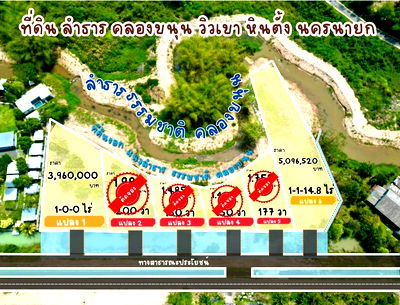 Land for sale Muang Nakhon Nayok Nakhon Nayok : Beautiful land plot400sq m,minimalist detached house,2 bedrooms66 sq m,lots of trees,reservation fee 9,000 baht,if not approved,refund,