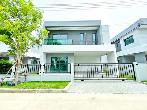 4นอน ทางด่วน ศรีสมาน ม.รังสิต 2.5 กม.เช่าบ้านเดี่ยว 2 ชั้น แจ้งวัฒนะ 52 ตร.วา.4 น้ำ โลตัส วัดนาวงศ์ ดอนเมือง 600 ม.