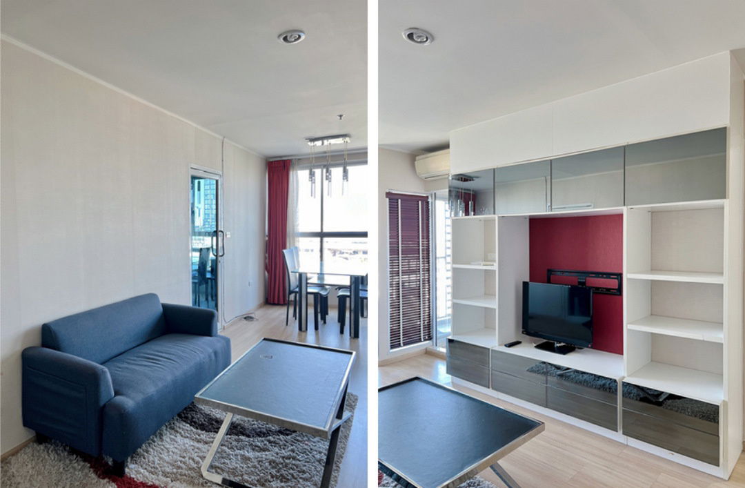 picture Call : 080-979-8999 Condo U Delight 2 @ Bangsue Station 49 sq.m 2 Beds Facing North, Corner Unit, Fully furnished - 2/11