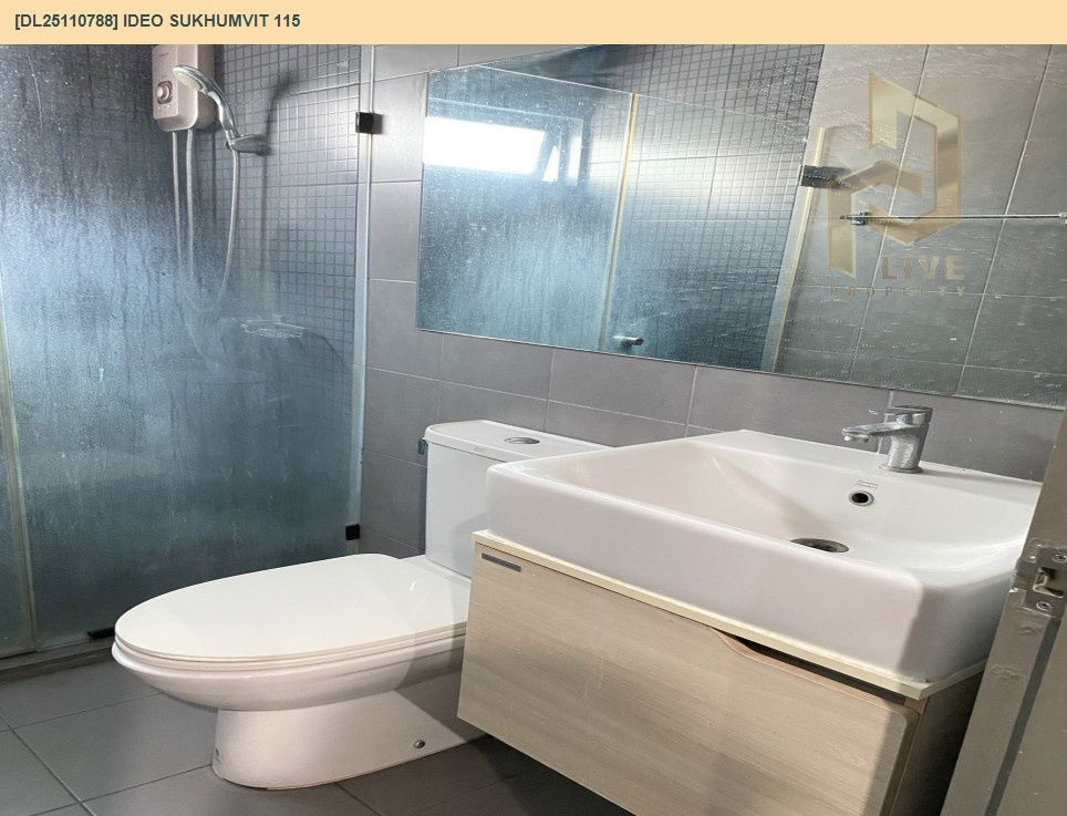 รูป DL25110788 เช่า คอนโดมิเนี่ยม ไอดีโอ สุขุมวิท 115 (IDEO Sukhumvit 115) พร้อมเข้าอยู่ โทรด่วน 0800343450 LineID@655ebbvc - รูปที่ 11/12