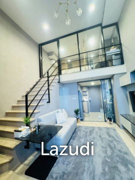 1 bedroom 1 bathroom duplex 28.34 Sq.M Ideo Sathorn Wongwian Yai
