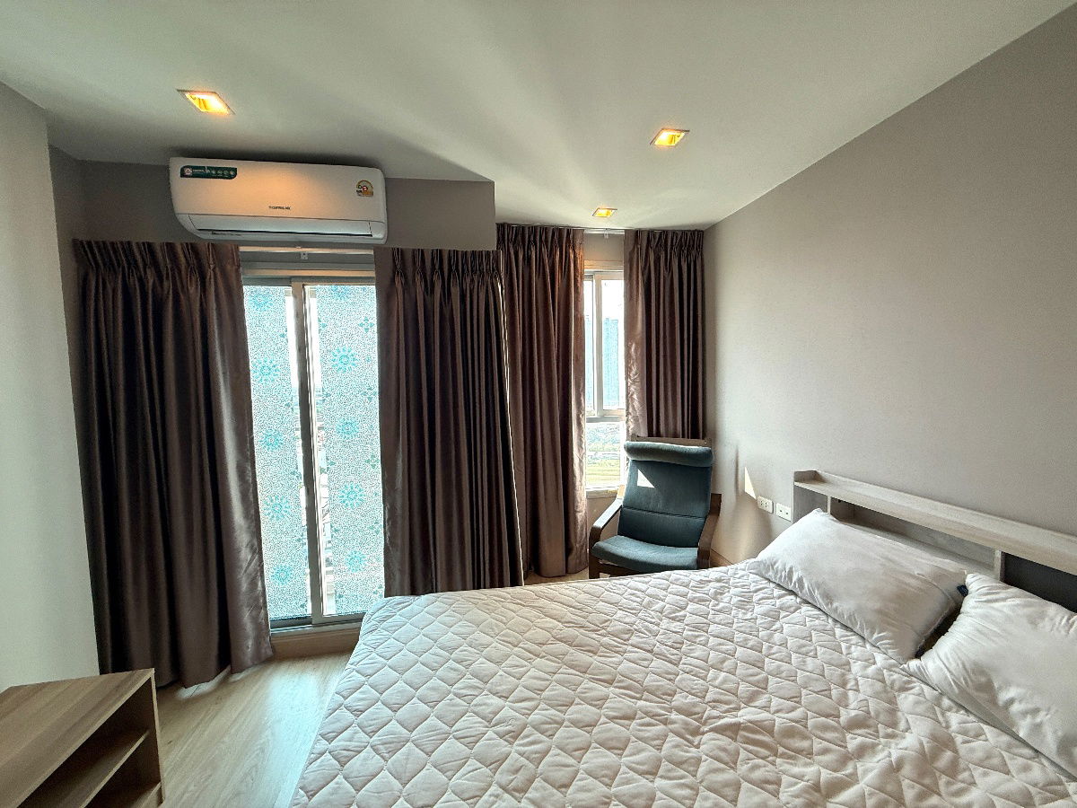 รูป ให้เช่า‼️คาซ่า คอนโด @MRT สามแยกบางใหญ่ ห้องขนาด 22 ตร.ม. 1 นอน 1 น้ำ ชั้น 15 ‼️💦ห้องมีเครื่องซักผ้า เฟอร์นิเจอร์ครบพร้อมเข้าอยู่‼️ - รูปที่ 3/10