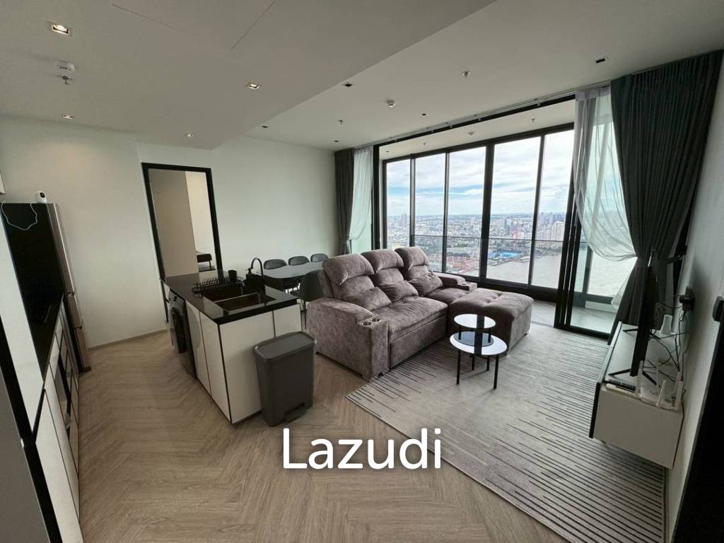 รูป 2 Bed 2 Bath 80 SQ.M Chapter Charoennakorn-Riverside - รูปที่ 1/14