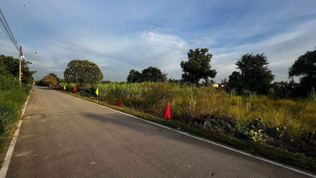 picture Land for sale, Khlong 3, Khlong Luang, Pathum Thani, 100 sq m, 990,000 baht, beautiful plot, good location, concrete road, water, 3-phase electricity, - 14/24