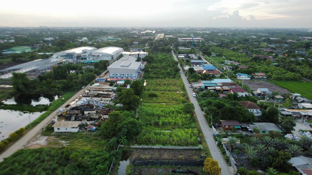 picture Land for sale, Khlong 3, Khlong Luang, Pathum Thani, 100 sq m, 990,000 baht, beautiful plot, good location, concrete road, water, 3-phase electricity, - 24/24