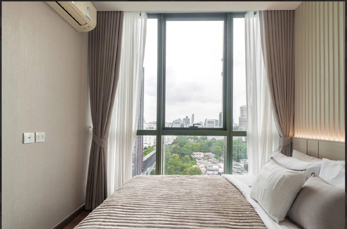 picture 1 bedroom, 1 bathroom, 35 sqm., 8th floor, city view, 18,000 baht/month Wish Signature Midtown Siam, near BTS Ratchathewi, only 300 meters. - 6/9