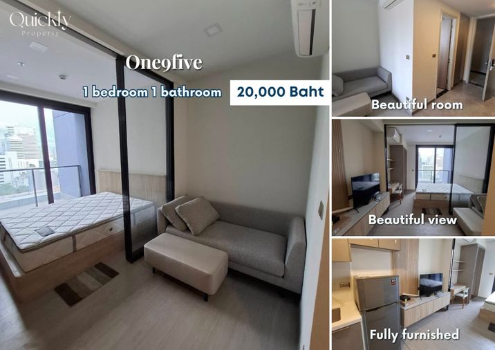 One9five | ราคา 20,000 บาท | ห้องสวย วิวดี เฟอร์นิเจอร์ครบ พร้อมอยู่