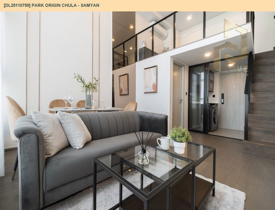 รูป DL25110759 ให้เช่าคอนโด พาร์ค ออริจิ้น จุฬา - สามย่าน (PARK ORIGIN CHULA - SAMYAN) ใกล้ MRT หัวลำโพง พร้อมเข้าอยู่ โทรด่วน 0800343450 LineID @655ebbvc - รูปที่ 5/10