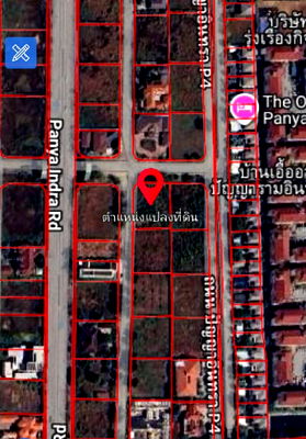 ที่ดิน ถนนหทัยราษฎร์ : ขายที่ดิน หมู่บ้านปัญญา P4 ถนนปัญญาอินทรา พระยาสุเรนทร์ กทม
