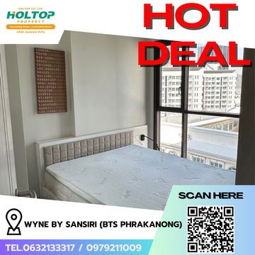 #R7874     🎉 291168 ให้เช่าคอนโด Wyne By Sansiri (BTS Phrakanong)