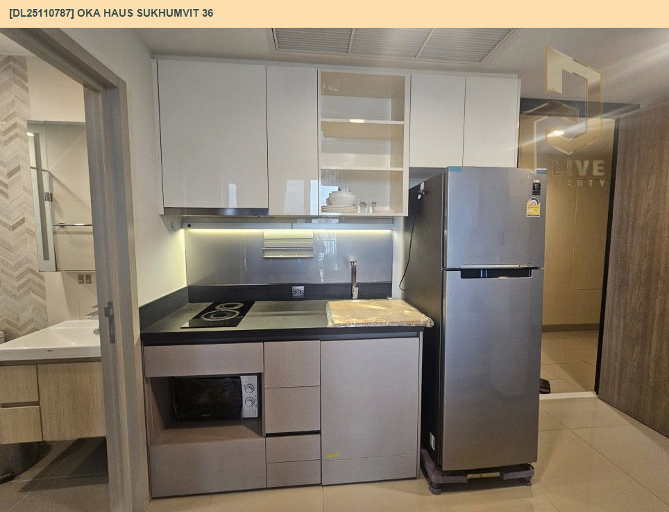 picture DL25110787 Condo for rent, OKA HAUS Sukhumvit 36 near BTS Thong Lo, ready to move in, call urgently 0638692663 LineID @897iyzll - 6/8