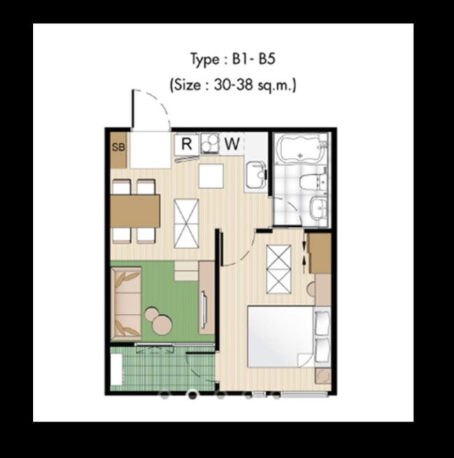 picture WS5937[Rent] Runesu Thonglor 💰 Rental price 23,000 baht/month 🚆 BTS Thonglor - 13/14