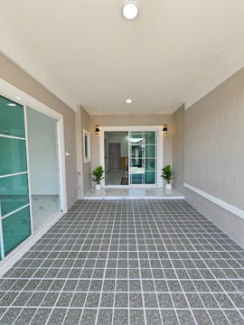 FREE Transfer! 1-Storey Townhouse, Pruksa 3 (Wat Lat Pla Duk Rd.) | 3 Beds, Newly Renovated, Furnished | 1.35 M Baht