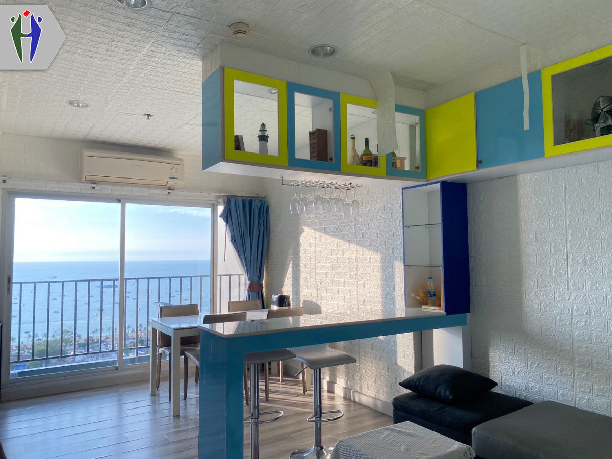 picture Condo for rent: Centric Sea, 2 bedrooms, sea view, 32,000 baht - 1/9