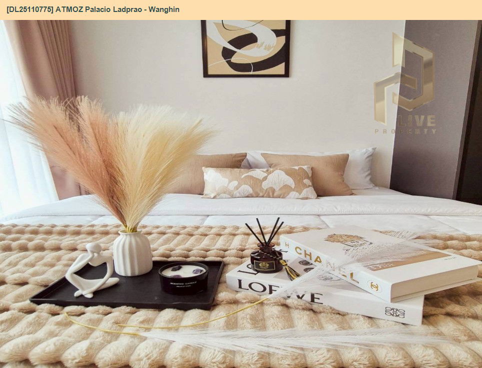 picture DL25110775 Condo for rent, ATMOZ Palacio Ladprao - Wanghin near MRT Lat Phrao, ready to move in, call urgently 0638692663 LineID @897iyzll - 2/14