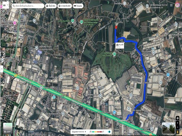 picture  Purple-Zone Industrial Land for Sale, Bangna–Trat, Bang Bo – Suitable for Factory or Warehouse Development | 10 Rai | 7 MB per Rai - 3/3