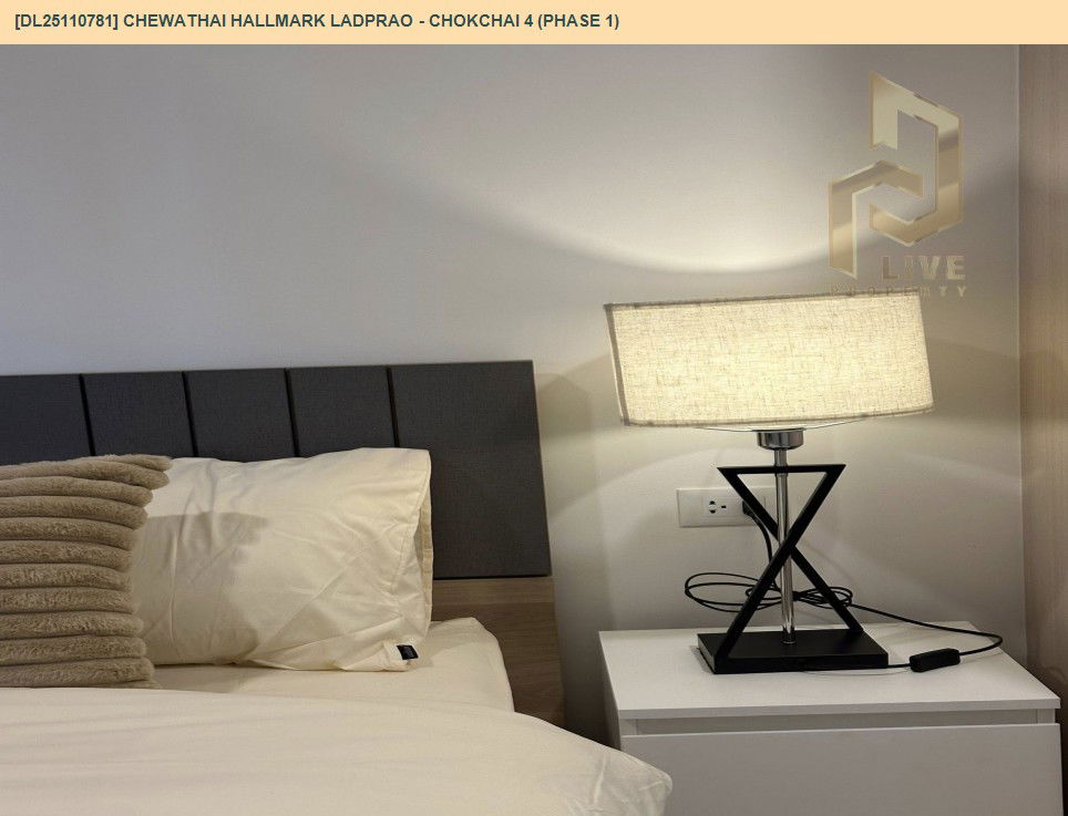 picture DL25110781 Condo for rent, Chewathai Hallmark Ladprao - Chokchai 4 near รถไฟฟ้า 3 สาย, ready to move in, call urgently 0638692663 LineID @162cjixi - 7/9