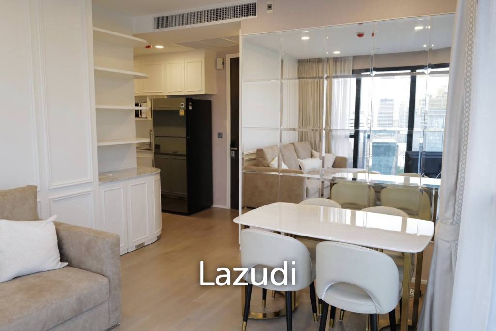 รูป 2 Bedroom 1 Bathroom 55 SQ.M Ashton Chula Silom - รูปที่ 3/8