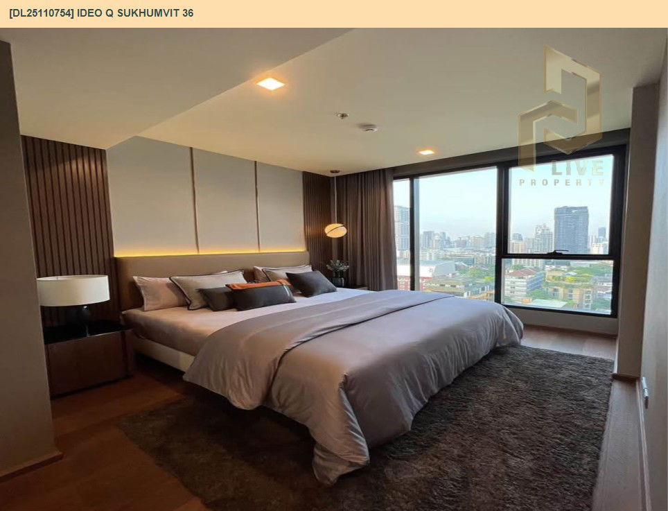 รูป DL25110754 ให้เช่าคอนโด ไอดีโอ คิว สุขุมวิท 36 (IDEO Q Sukhumvit 36) ใกล้ BTS ทองหล่อ พร้อมเข้าอยู่ โทรด่วน 0638692663 LineID @897iyzll - รูปที่ 2/10