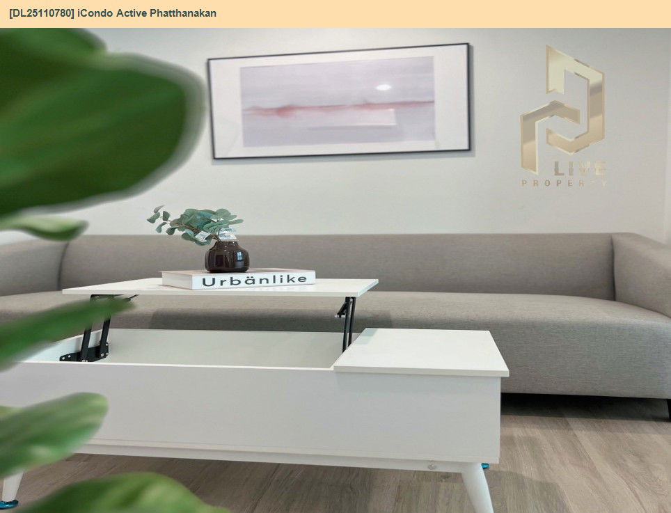 picture DL25110780 Condo for rent, iCondo Active Phatthanakan near ARL Hua Mak, ready to move in, call urgently 0638692663 LineID @534wlwof - 7/11