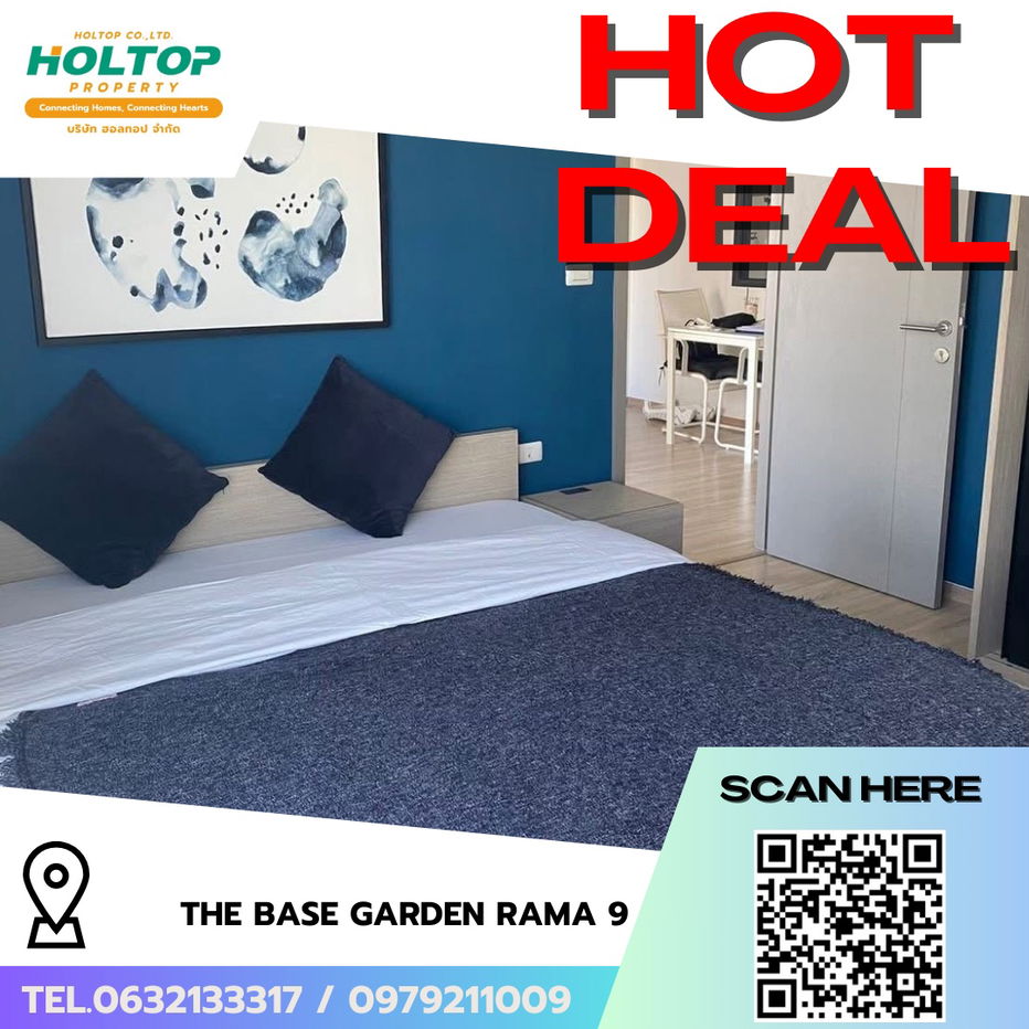 รูป #R7860   🎉 291168 ให้เช่าคอนโด THE BASE Garden Rama 9 - รูปที่ 1/15