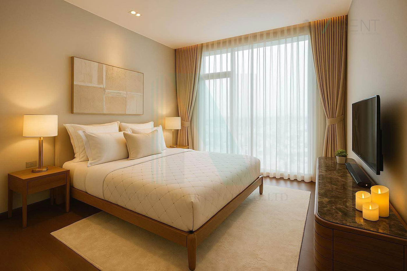 picture For Rent Condo Q 1 SUKHUMVIT Building 1, Floor 27,2 bed room, Room size 95 sqm - 5/8