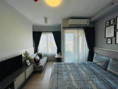 For Rent Condo CHAPTER ONE ECO RATCHADA - HUAI KHWANG Building D, Floor 8,Studio, Room size 22.78 sqm