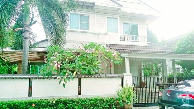 picture 4bed Lat Krabang Road ARL Suvarnabhumi 4km. Chularat8 Hospital 1.3km. 2-story corner house for rent - 1/8