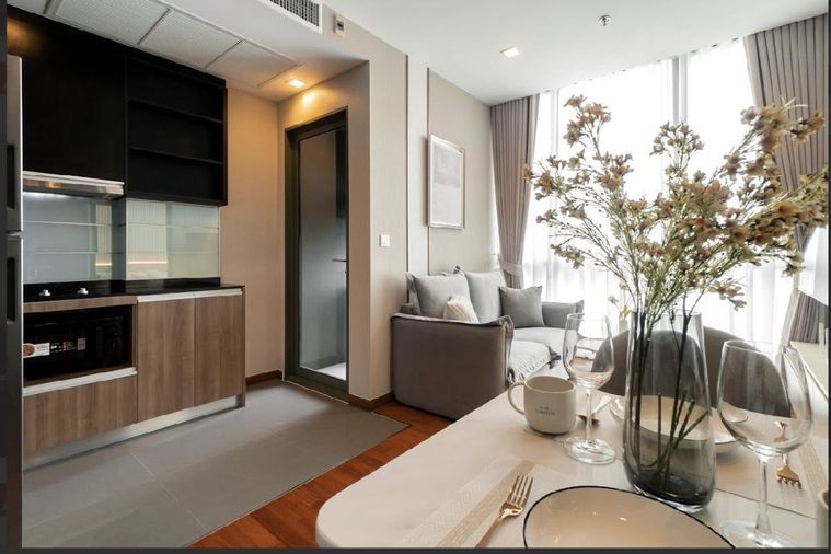 35 ตร.ม ชั้น 8  One bedroom เดินไปพารากอน400เมตร BTSพญาไท ลิฟต์ส่วนตัว private lift@Wish Signature