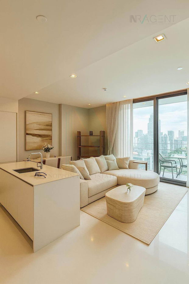 picture For Rent Condo Q 1 SUKHUMVIT Building 1, Floor 27,2 bed room, Room size 95 sqm - 1/8