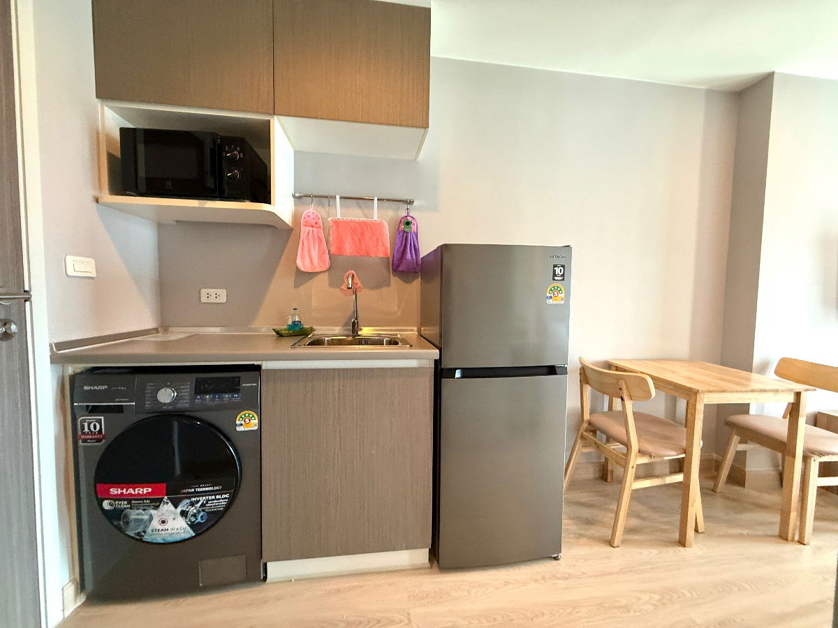 รูป ให้เช่า‼️คาซ่า คอนโด @MRT สามแยกบางใหญ่ ห้องขนาด 22 ตร.ม. 1 นอน 1 น้ำ ชั้น 15 ‼️💦ห้องมีเครื่องซักผ้า เฟอร์นิเจอร์ครบพร้อมเข้าอยู่‼️ - รูปที่ 8/10