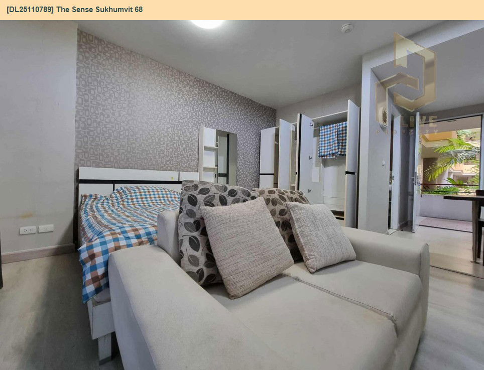 picture DL25110789 Condo for sale, The Sense Sukhumvit 68 near BTS Udom Suk, ready to move in, call urgently 0638692663 LineID @534wlwof - 2/13