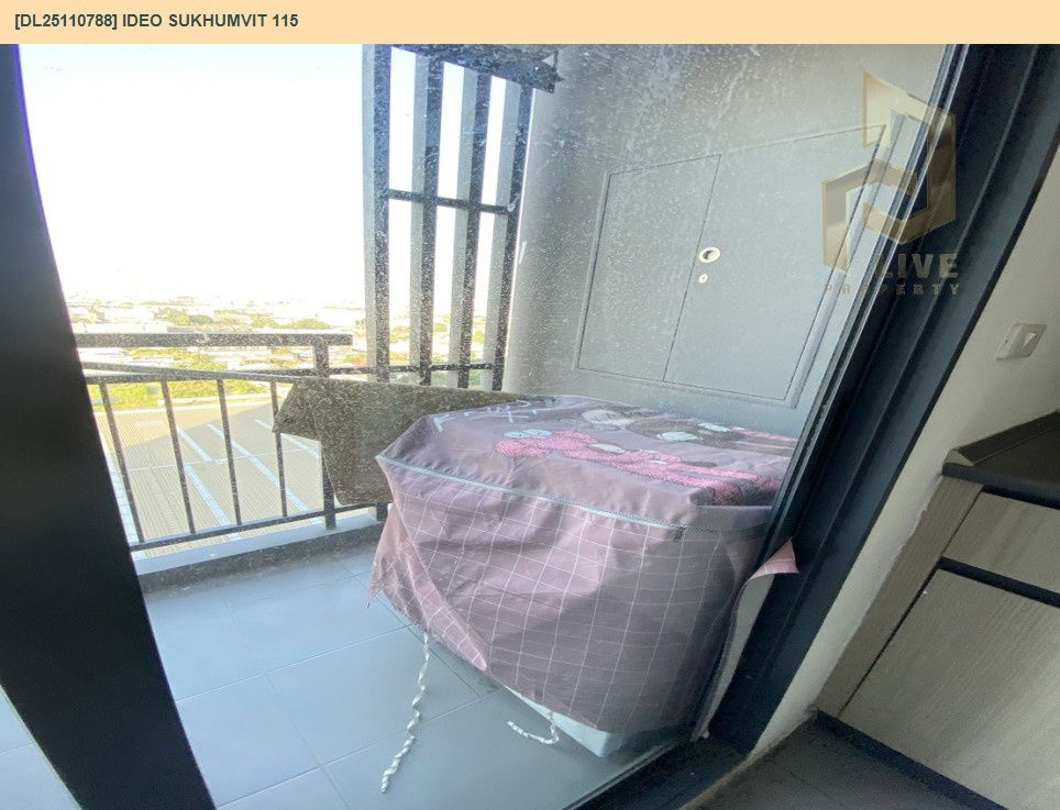 รูป DL25110788 เช่า คอนโดมิเนี่ยม ไอดีโอ สุขุมวิท 115 (IDEO Sukhumvit 115) พร้อมเข้าอยู่ โทรด่วน 0800343450 LineID@655ebbvc - รูปที่ 8/12