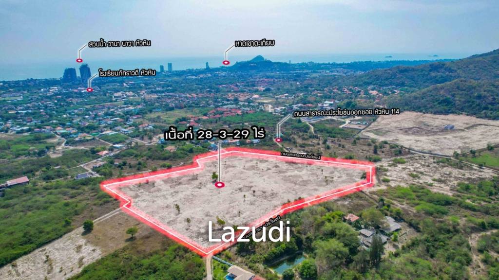 picture 28-3-29 Rai Land for Sale in Nong Khae , Hua Hin - 13/14