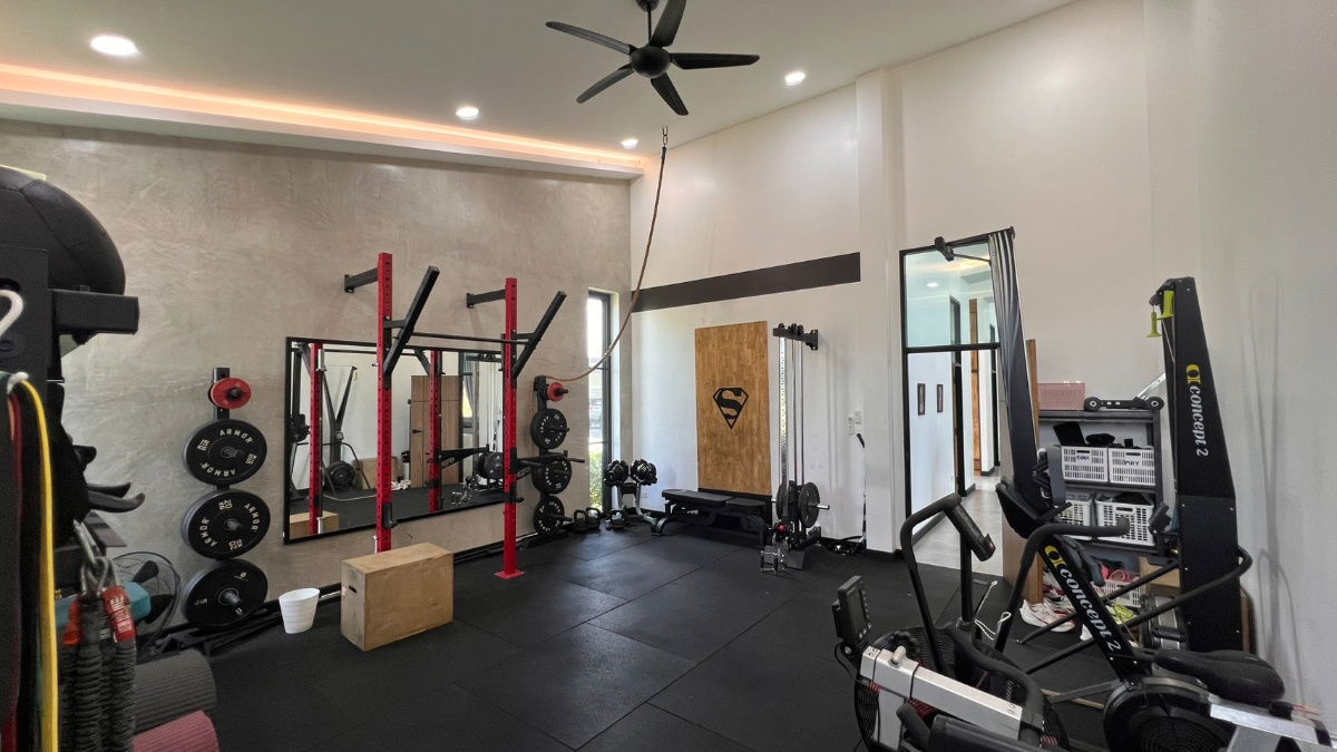 picture Single-storey detached house for sale 5 bedrooms, 4 bathrooms, 1 kitchen, 1 fitness room + pantry, 3 parkings. - 9/30