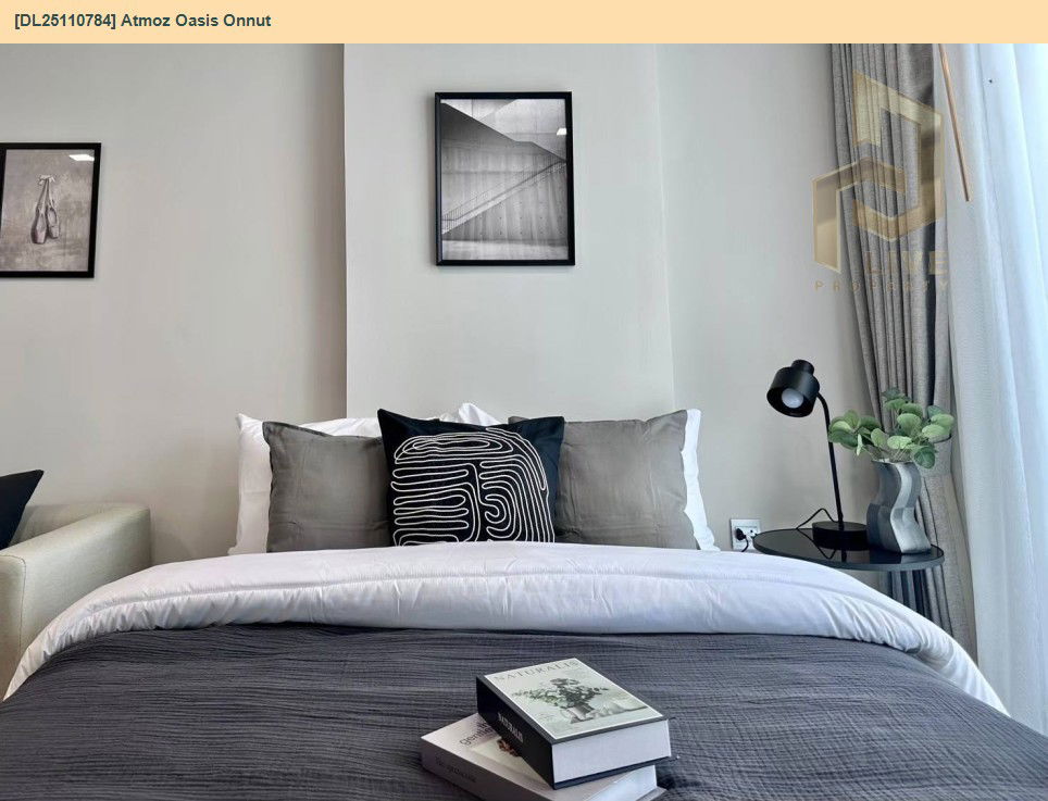 รูป DL25110784 ให้เช่าคอนโด แอทโมซ โอเอซิส อ่อนนุช (Atmoz Oasis Onnut) ใกล้ - พร้อมเข้าอยู่ โทรด่วน 0638692663 LineID @897iyzll - รูปที่ 3/13