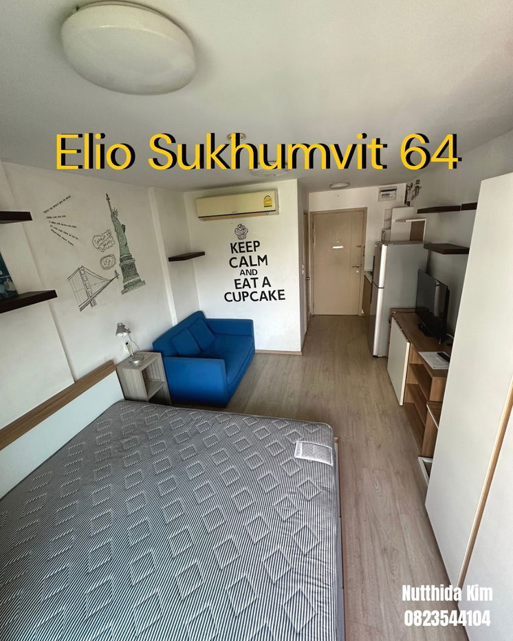 picture Elio Sukhumvit 64 shuttle bus to BTS - Studio 22SQM  - 1/17