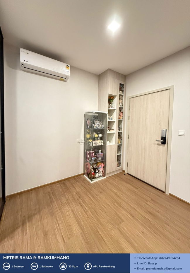รูป [For Sale] *ห้องมุม* Metris Rama 9 - Ramkumhang คอนโด Pet Friendly ใกล้ AirportLink รามคำแหง 🐾  - รูปที่ 5/16