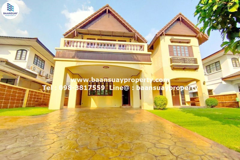 รูป ให้เช่า บ้านเดี่ยว 2 ชั้น ศรีนครินทร์ แม็คโครศรีนครินทร์   - รูปที่ 1/10