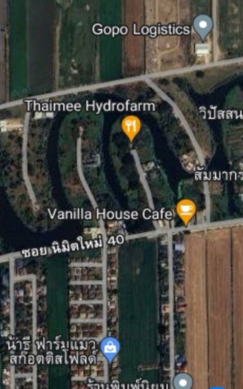 รูป (UA001) ขายที่ดิน 2 ไร่ 1 งาน 6.6 ตารางวา นิมิตใหม่ 40 ใกล้โครงการเค.ซี. การ์เด้น (ที่ติดเลค ริมน้ำ) - รูปที่ 9/10