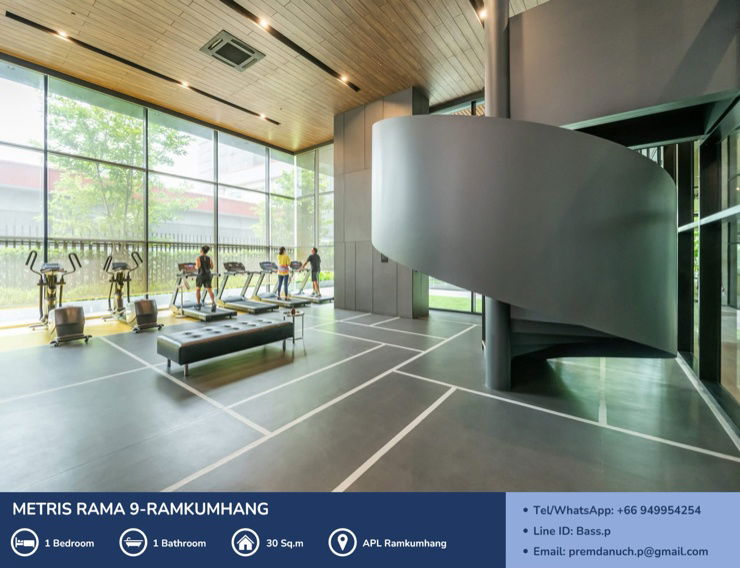 รูป [For Sale] *ห้องมุม* Metris Rama 9 - Ramkumhang คอนโด Pet Friendly ใกล้ AirportLink รามคำแหง 🐾  - รูปที่ 14/16