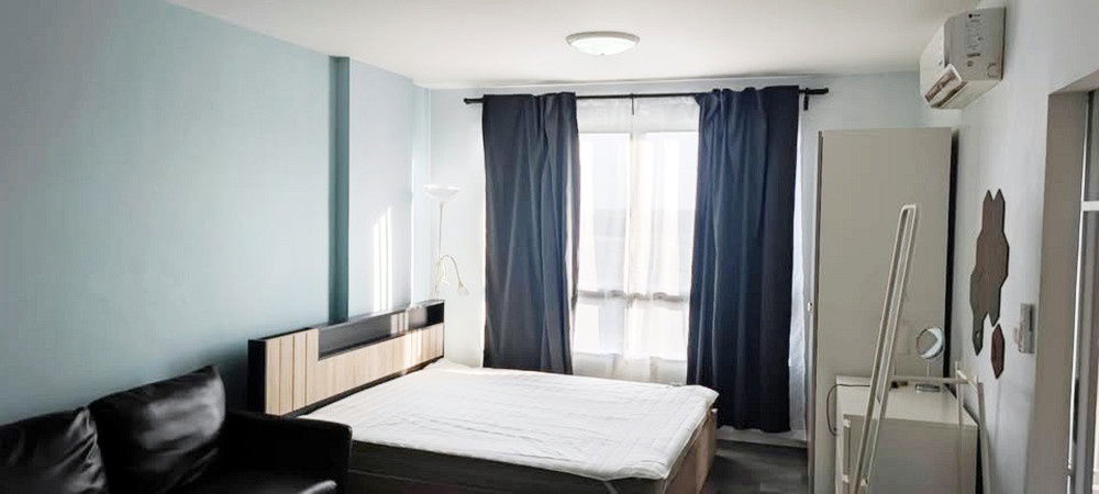 รูป ***ให้เช่า ดีคอนโด แคมปัส รีสอร์ท บางนา (มีเครื่องซักผ้า!!! + เตียง 6ฟุต) *รับโปรพิเศษ* LINE : @Feelgoodhome (มี@หน้า) - รูปที่ 4/8