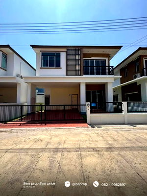 บ้านเดี่ยวให้เช่า : 📢ให้เช่า หมู่บ้านอรินสิริ บางแสน หนองมน🏡 ทาวน์โฮม 2 ชั้น พร้อมเข้าอยู่  #HR0047