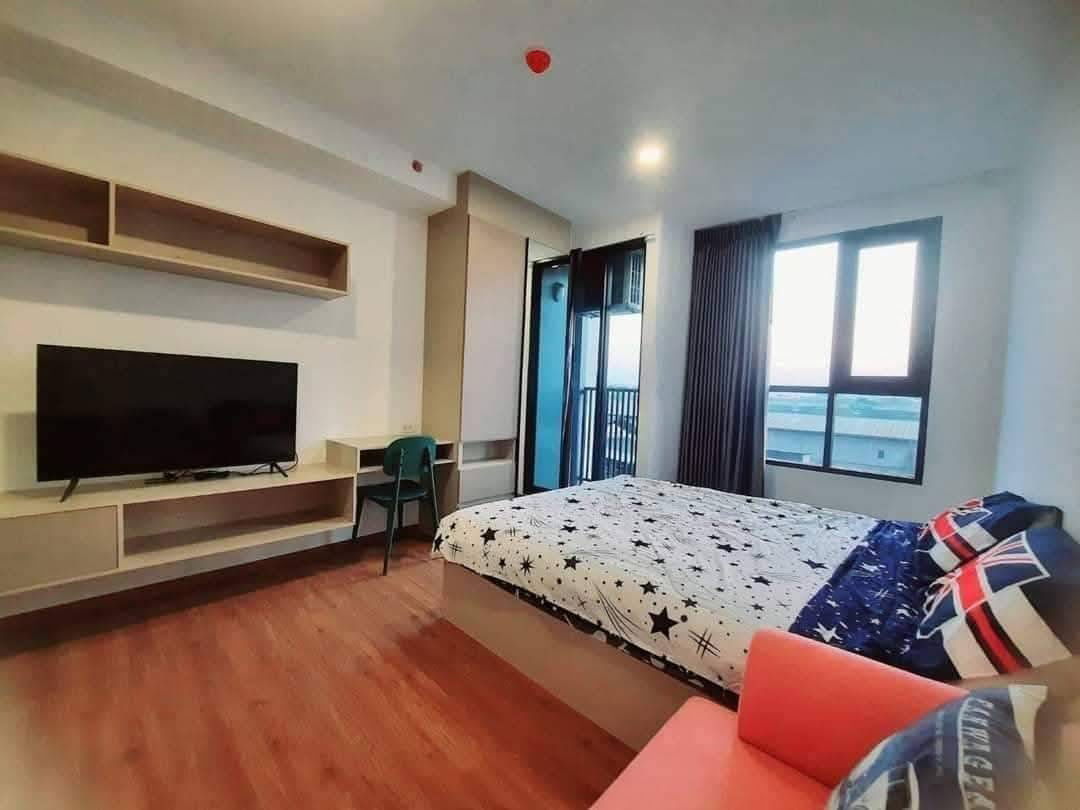 รูป ให้เช่าคอนโด The Origin Ram 209 Interchange เครื่องใช้ไฟฟ้าครบ พร้อมอยู่ - รูปที่ 1/6