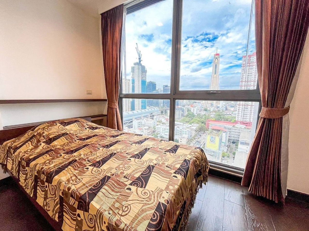 picture Ideo Q Phayathai【𝐑𝐄𝐍𝐓】🔥Modern, dark brown, classic, full room with built-in furniture🔥 Contact Line ID: @hacondo - 1/9