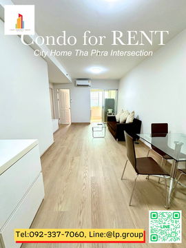 Large Renovated Room for Rent — Spacious Area   “City Home Tha Phra Intersection”     Close to MRT Tha Phra, Safe, Convenient Travel, Fully Furnished