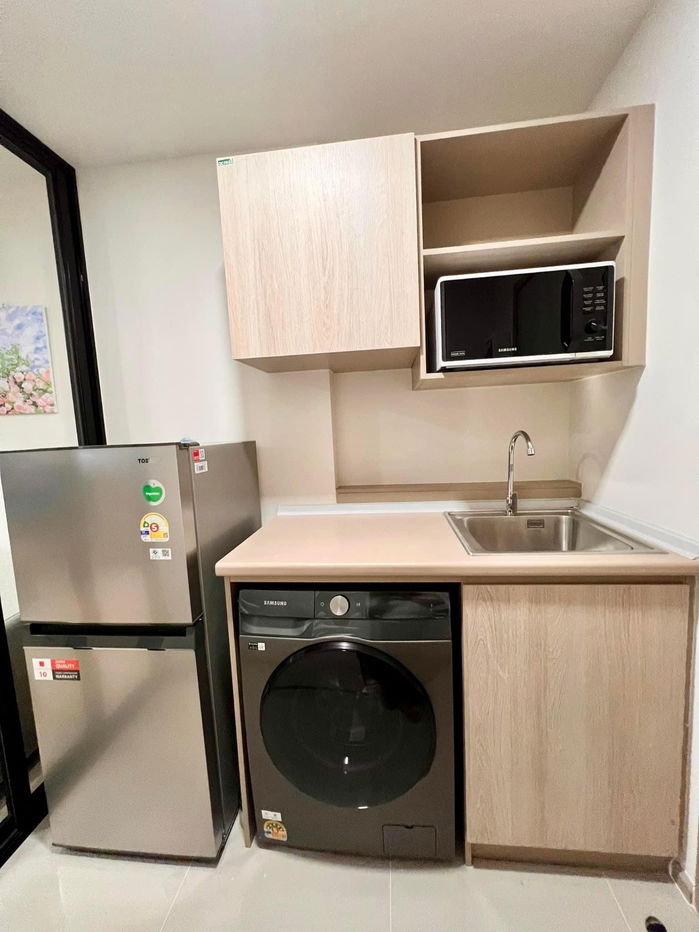 รูป 📣ให้เช่า 💎 Dcondo Hype ตรงข้าม ม.กรุงเทพ✨ 🛒มีร้านสะดวกซื้อ 7-11 หน้าคอนโด 🚌มีรถตู้รับ-ส่ง ม.กรุงเทพ และมีสะพานลอยข้ามไปม.กรุงเทพ - รูปที่ 7/9