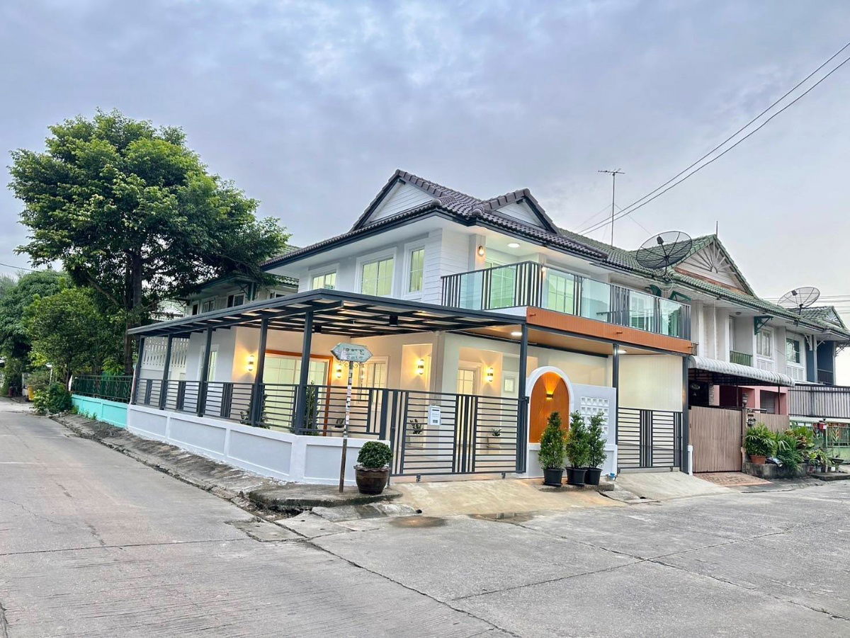 รูป บ้านหลังมุม  รีโนเวทใหม่ เหมือนบ้านมือหนึ่ง   หมู่บ้านพฤกษา 10  ติดถนนบางกรวย – ไทรน้อย  ใกล้บิ๊กซี ไทรน้อย - รูปที่ 1/22