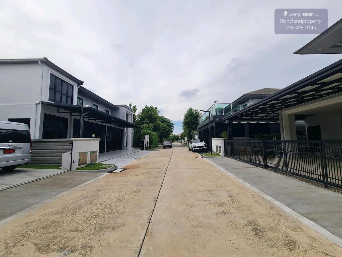 picture Single house for sale, Setthasiri Chaengwattana-Prachachuen 2, large house, corner unit, 122.5 sq m. - 30/32